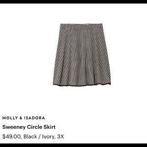 Molly & Isadora Sweeney Circle Skirt 3x